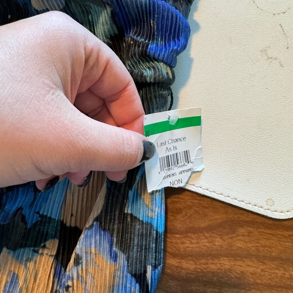 Dress The Population Bella Floral Plissé One-Shoulder Maxi Dress XS - Picture 7 of 9